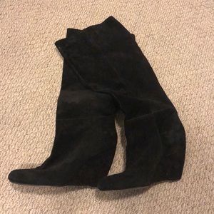 Nine West Black Knee High Boots